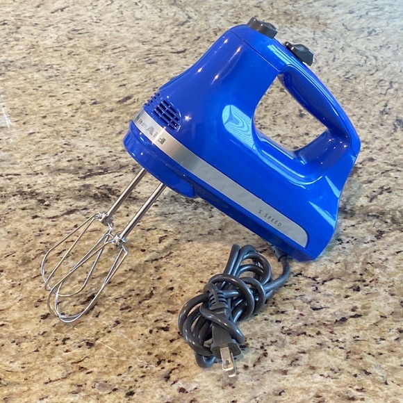 KitchenAid Kitchen Kitchenaid 5 Speed Hand Mixer Cobalt Blue Poshmark